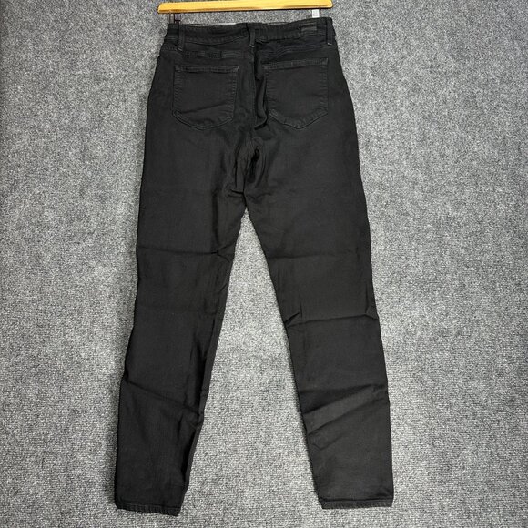 PAIGE Jeans Womens 31 Verdugo Ultra Skinny Black Stretch Pockets Logo - Picture 7 of 10